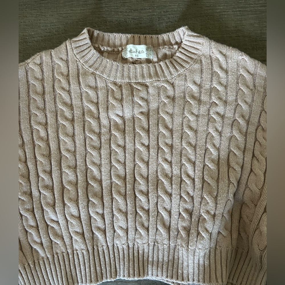 Altered state crop sweater size extra small